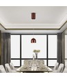 8,5W hanglamp, Ø10cm - Touch on/off, koper, 3000K, 160cm draad, incl. lichtbron