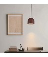 8,5W hanglamp, Ø10cm - Touch on/off, koper, 3000K, 160cm draad, incl. lichtbron
