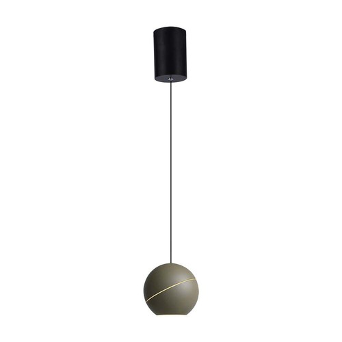 8,5W LED hanglamp, Ø12cm - Champagne goud, touch on/off, 3000K, incl. lichtbron