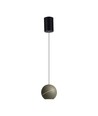 8,5W LED hanglamp, Ø12cm - Champagne goud, touch on/off, 3000K, incl. lichtbron
