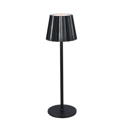 1,5W oplaadbare LED tafellamp, CCT - Touch dimbaar, USB-C, zwart, in hoogte verstelbaar