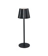 1,5W oplaadbare LED tafellamp, CCT - Touch dimbaar, USB-C, zwart, in hoogte verstelbaar
