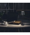 1,5W oplaadbare LED tafellamp, CCT - Touch dimbaar, USB-C, zwart, in hoogte verstelbaar