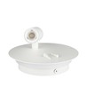 3W + 6W LED hotel wandlamp met leesarm - Wit, 3000K, on/off knoppen, CREE LED