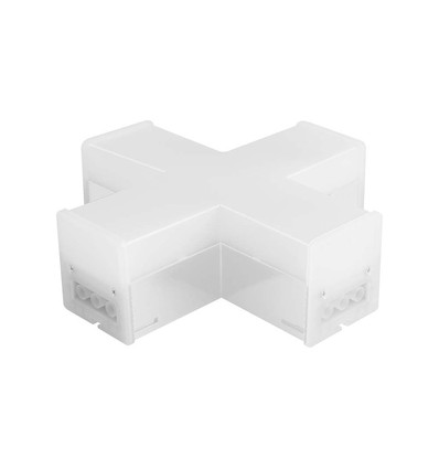 12W X-connector voor spanningsrail, wit - 1200lm, 4000K, IP20, IK08, 120 graden