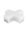 12W X-connector voor spanningsrail, wit - 1200lm, 4000K, IP20, IK08, 120 graden