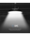 120W/150W/200W LED high bay, 160lm/W - IP65, 3-in-1 CCT, instelbaar wattage, Ø32cm