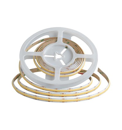 5m 18W/m CCT COB-LED strip, RA90 - 24V, IP20, 560 LED per meter, 8mm breed, dimbaar