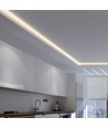 5m 18W/m CCT COB-LED strip, RA90 - 24V, IP20, 560 LED per meter, 8mm breed, dimbaar