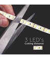 5m 20W/m LED strip, RA90 - 12V, 3000K, IP20, 120 LED per meter