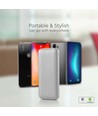 10000mAh powerbank, 10W - Zilver, LED display, incl. 30cm Type-C kabel