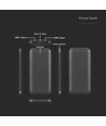 10W Powerbank 10000mAh - 5V, LED display, zwart, incl. 30cm USB-C kabel