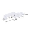 20 stuks heldere montagclips voor LED-strip - 8mm, geschikt voor IP65 strips