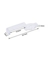 20 stuks heldere montagclips voor LED-strip - 10mm, geschikt voor IP65 strips