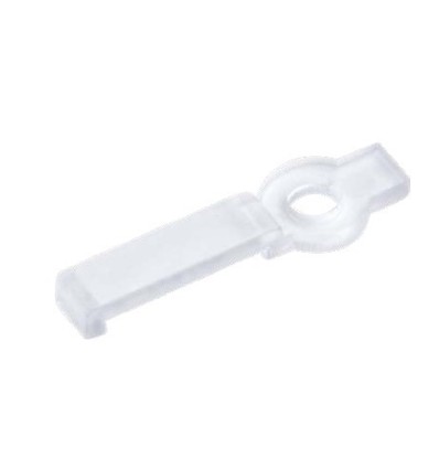20 stuks heldere montagclips voor LED-strip - 12mm, geschikt voor IP20 strips