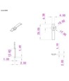 20 stuks heldere montagclips voor LED-strip - 12mm, geschikt voor IP20 strips
