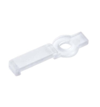 20 stuks transparante bevestigingsclips voor LED-strip - 10mm, geschikt voor IP20 strips