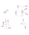 20 stuks transparante bevestigingsclips voor LED-strip - 10mm, geschikt voor IP20 strips