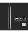 14W LED Hanglamp - Railsspot, 4000K, Zwarte Behuizing