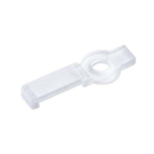 20 stuks heldere montagclips voor LED-strip - 8mm, geschikt voor IP20 strips