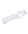 20 stuks heldere montagclips voor LED-strip - 8mm, geschikt voor IP20 strips