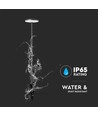 12W LED tuinlamp met prikpen, RA90 - Antraciet, IP65, 4000K, 80cm hoog, 2-in-1 montage