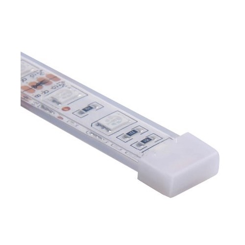 Siliconen eindkap voor LED strip - 12mm, IP67 & IP68