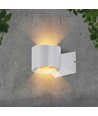 5W witte ronde wandlamp met up/down licht - IP65, 4000K, incl. lichtbron