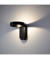 5W roteerbare LED wandlamp - IP65, 600lm, 120 graden, zwarte behuizing