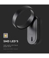 5W roteerbare LED wandlamp - IP65, 600lm, 120 graden, zwarte behuizing