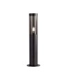 V-Tac E27 tuinlamp, IP44 - rookkleurig kunststof, zwart, hoogte 45 cm, zonder lichtbron