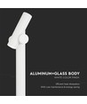 100cm 5,2W dubbele LED tuinlamp - IP44, wit, 3000K, verstelbare lichtstraal, 100cm hoog
