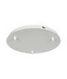 Mat Wit Roset Voor 3 Lampen - Ø300mm