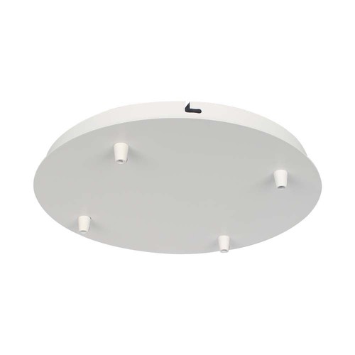 Mat Wit Roset Voor 4 Lampen - Ø300mm