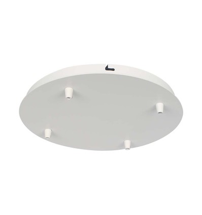 Mat Wit Roset Voor 4 Lampen - Ø300mm