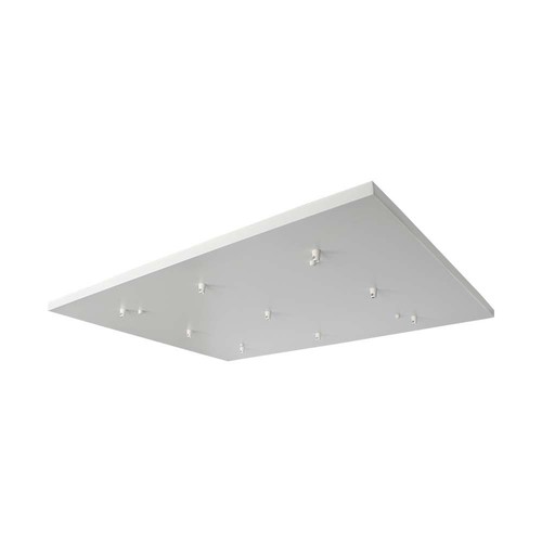 Plafondkap voor 9 hanglampen - Mat wit, 80 x 60 x 2cm