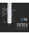 60cm 18W waterdicht compleet LED-armatuur, doorvoerbedraad - 130lm/W, IP65, 6 jaar garantie