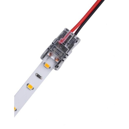 LED-strip connector voor losse draden - 8mm, enkelkleurig, IP65, 5V-24V