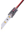 LED-strip connector voor losse draden - 8mm, enkelkleurig, IP65, 5V-24V