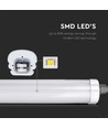 60cm 18W waterdicht compleet LED-armatuur, doorvoerbedraad - 130lm/W, IP65, 6 jaar garantie