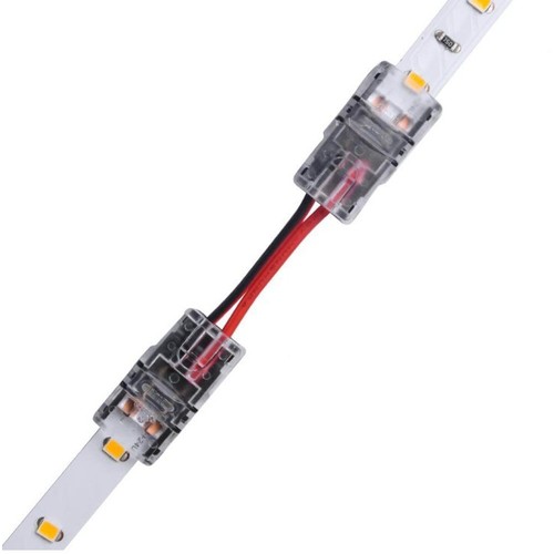 Verbindingsstuk met kabel voor LED-strip - 8mm, enkelkleurig, IP20, 5V-24V