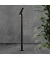 4W tuinlamp bolderkar, 100cm - Zwart, IP44, 390lm, aluminium, incl. lichtbron