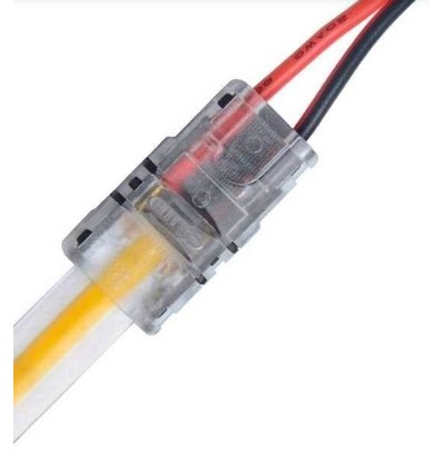 LED strip connector voor losse draden - 8mm, COB, enkelkleurig, IP20, 5V-24V