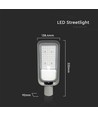 V-Tac 30W LED straatlamp - Ø60mm, IP65