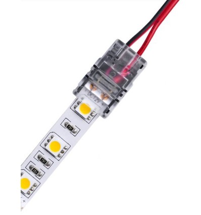LED-strip connector voor losse draden - 10mm, enkelkleurig, IP20, 5V-24V