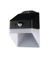 2W Zonnecel Wandlamp - Panda 200lm, Lithium Batterij 3.7V 1200mAh, 4000K, Zwart+Wit