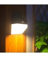 2W Zonnecel Wandlamp - Panda 200lm, Lithium Batterij 3.7V 1200mAh, 4000K, Zwart+Wit