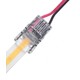 LED strip connector voor losse draden - 10mm, COB, enkelkleurig, IP20, 5V-24V