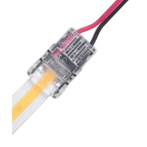LED strip connector voor losse draden - 10mm, COB, enkelkleurig, IP20, 5V-24V
