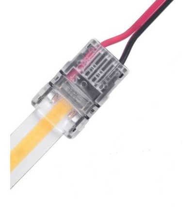 LED strip connector voor losse draden - 10mm, COB, enkelkleurig, IP20, 5V-24V
